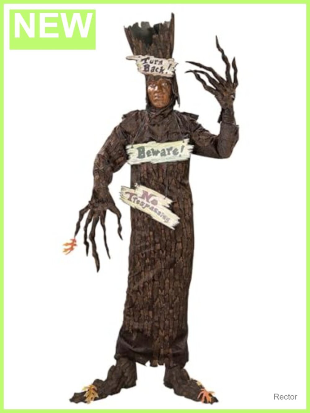 Haunted Tree Costume Set with Gloves and Signs